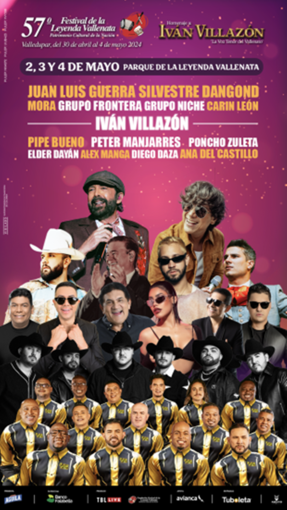 Juan Luis Guerra y Silvestre Dangond, artistas principales para el